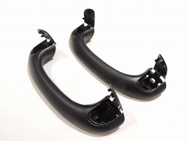 トヨタ純正 200系 ハイエース ダークプライム2 窓上部分用 アシストグリップ 2点セット 他のグレード流用可能 ブラック 黒 補修部品拍卖