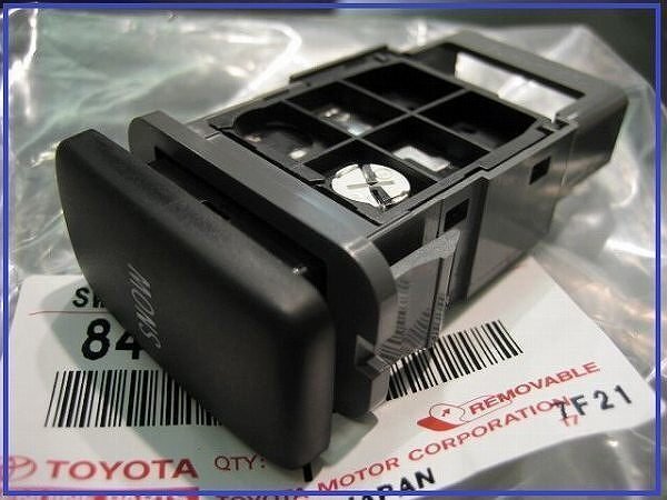 新品トヨタ純正 200系 1/2/3型 ハイエース SNOWスイッチ 追加 代引き不可商品拍卖