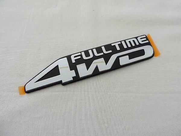 ★新品・送料無料★ トヨタ純正80系 ランドクルーザー用 【 FULL TIME 4WD 】 バックドア エンブレム ※代引き不可商品拍卖