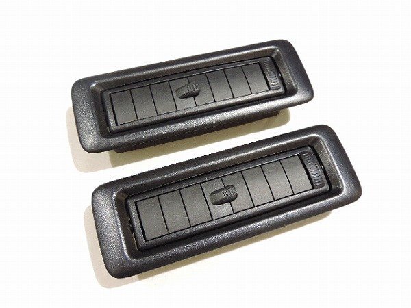 トヨタ純正 200系 ハイエース ダークプライム2 用 リアクーラー エアーダクト 左右セット 他のグレード流用 ブラック 黒 エアアウトレット拍卖