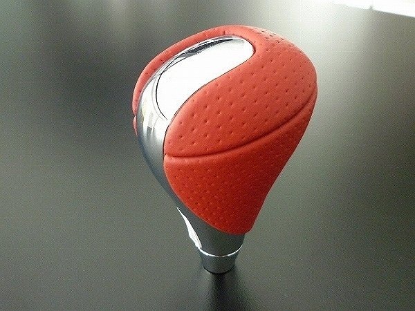 新品レクサス IS-F 純正シフトノブ パンチングレザー 赤拍卖