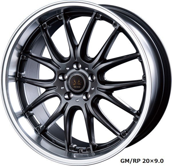 INTER MILANO VOLTEC HYPER MS-RE 30系アルファード/ヴェルファイア 20インチ アルミホイール 4本セット 20×9.0J +35 PCD114.3 5穴 GM/RP拍卖