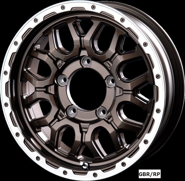 INTER MILANO MUD BAHN XR-800M 23/64系ジムニー用 16インチ アルミホイール 5本セット 16×5.5J +20 PCD139.7 5穴 GBR/RP 送料無料!拍卖