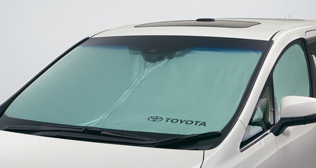 トヨタ純正 30系 アルファード用 ディーラーオプション フロントシェード 専用収納ケース付 日よけ サンシェード AGH3#W GGH3#W AYH30W拍卖