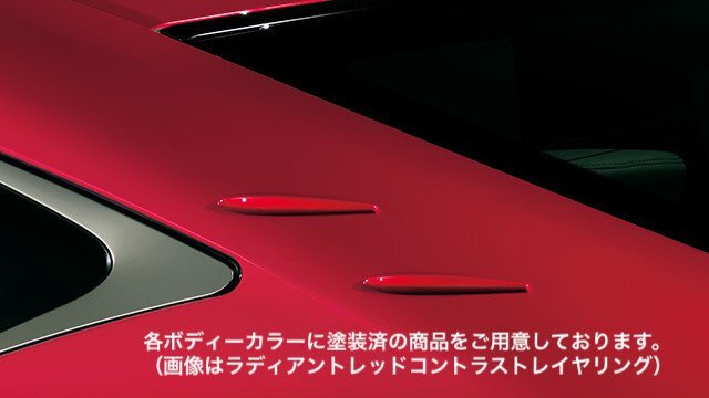 レクサス(LEXUS)純正 10系RC Fスポーツ エアロスタビライジングフィン:ホワイトノーヴァガラスフレーク拍卖