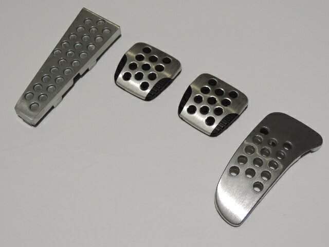 日産純正 R34 スカイラインGT-R アルミ製 アクセルペダル& ブレーキペダル& クラッチペダル& フットレスト 4点セット 流用可能拍卖