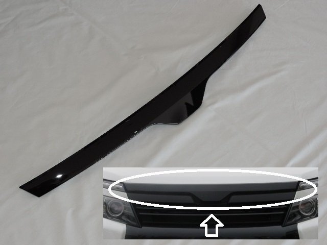 トヨタ純正 80系 VOXY ヴォクシー G's用 ボンネットフードフロントモール カラー:ブラック202 他のグレードに流用可能 マークレス仕様拍卖