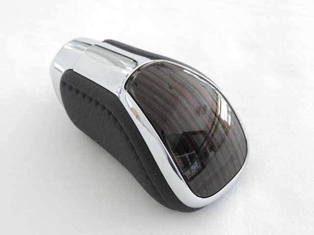 国内正規純正部品】トヨタ 210系 クラウンマジェスタ 純正シフトノブ 特別仕様車『J-FRONTIER』本革 ブラウンレイヤーウッド拍卖