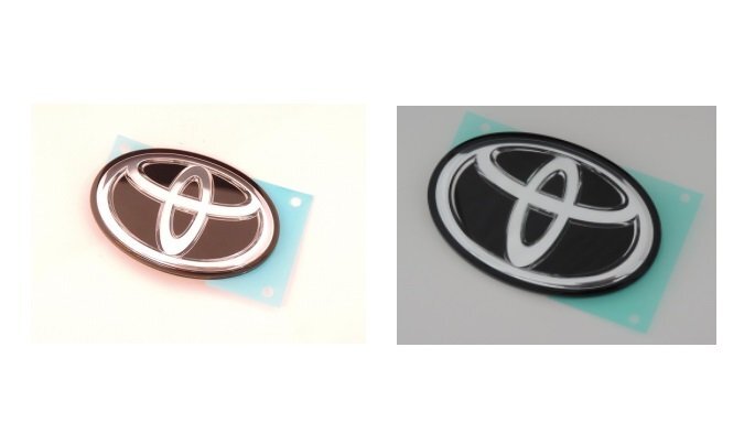 トヨタ純正 86 GR用 フロント & リア トヨタ エンブレム 2点セット ブラック F:80mm×120mm R:60mm×90mm Tマーク トヨタマーク拍卖