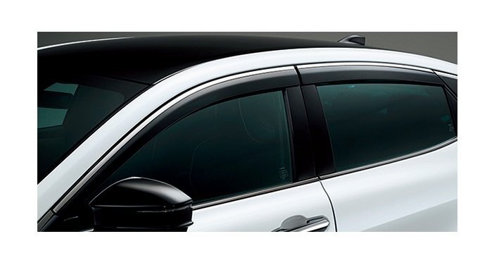 【国内正規 トヨタ純正部品 】 クラウン クロスオーバー用 サイドバイザー ( ベーシック ) ディーラーオプション品 雨除け ドアバイザー拍卖