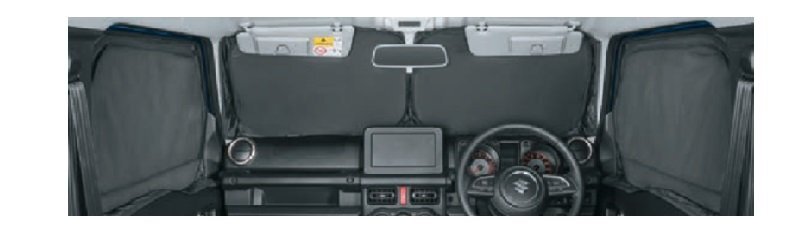 【新品】 スズキ純正 ジムニー ノマド フロントプライバシーシェード (メッシュ付) JC74W ディーラーオプション品拍卖