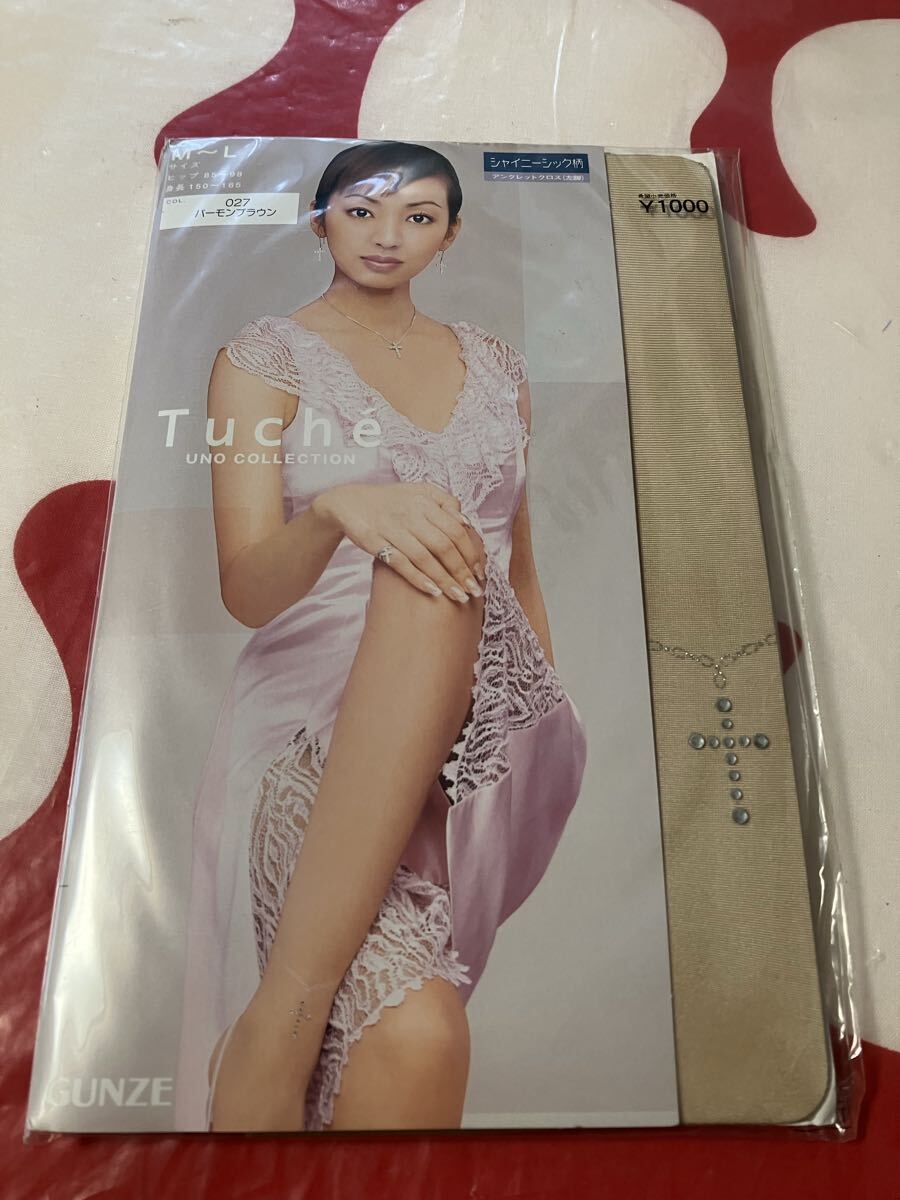 gunze tuche アンクレットクロス バーモンブラウン パンティストッキング グンゼ パンスト 柄 デザイン pantystocking トゥシェ シャイニー拍卖