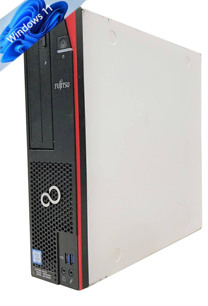 ■驚速SSD Core i5-7400 3.0-3.5GHz x4/メモリ8GB■SSD:240GB Windows11/Office2021 Pro/USB3.0 OP無線LAN可 ■FUJITSU D587 1B-1拍卖