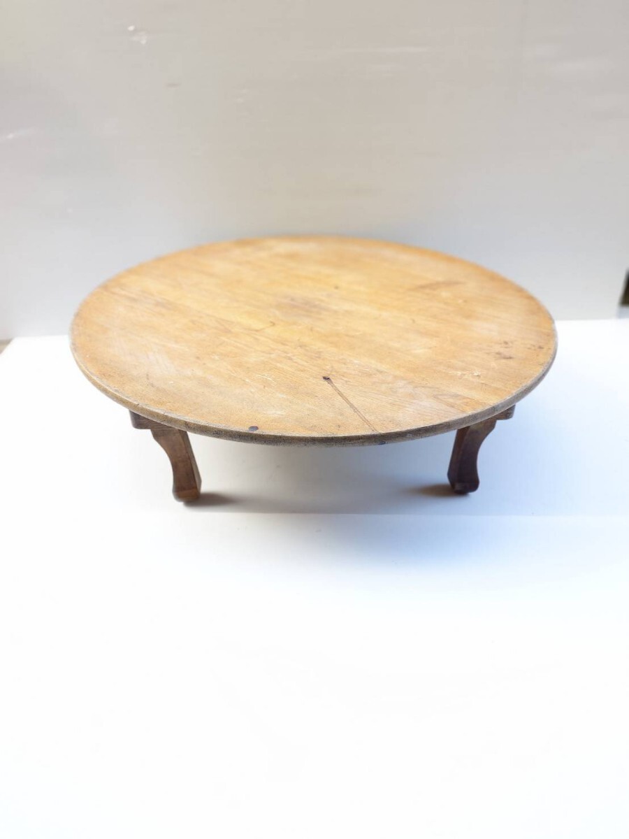 木製 ちゃぶ台 座卓 古民家 古道具 昭和レトロ拍卖