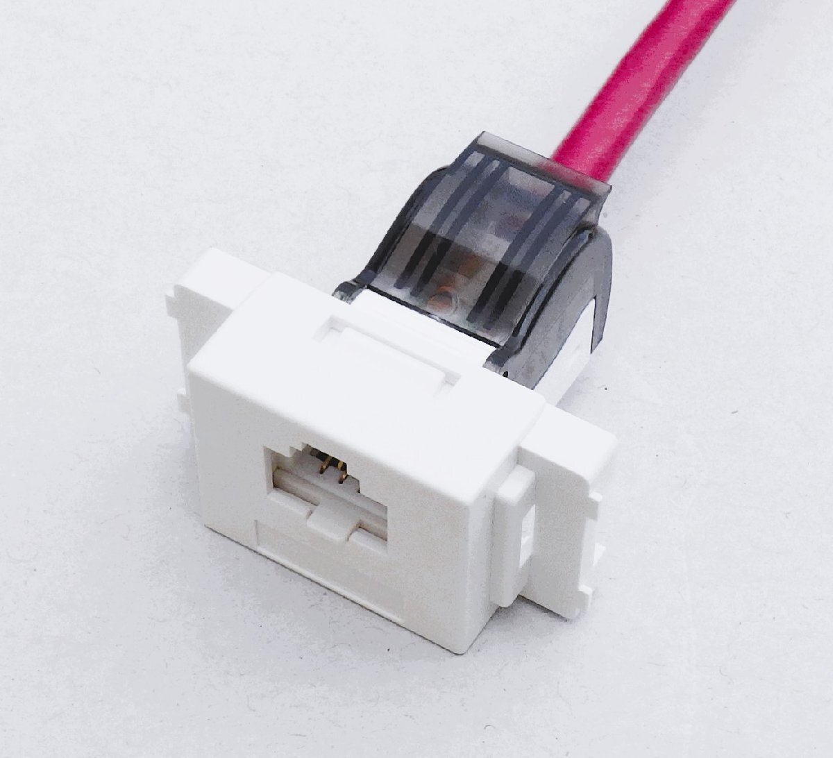 CAT.6 専用工具不要 埋め込み LAN モジュラージャック k060拍卖