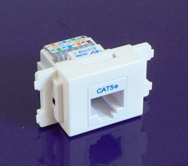 CAT.5e 埋込LANモジュラージャック TL 専用工具不要拍卖