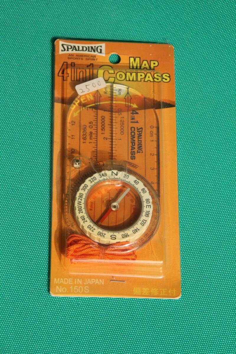 SPALDING製 フィールドコンパス オリエンテーリングコンパス 多機能コンパス 未使用 使用説明書付拍卖