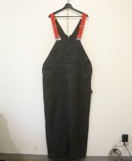 L140 80sビンテージ ウールリッチ ウール オーバーオール USA製■1980年代製 表記Lサイズ グレー チェック サロペット アメカジ 古着 70s拍卖