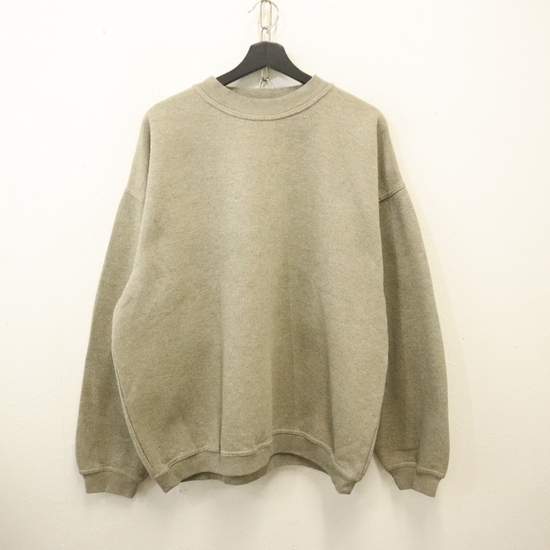 A805 2000年代製 FASHIONTHREADS スウェット■00s 表記Lサイズ ベージュ トレーナー 無地 アメカジ ストリート 古着 古着卸 ヴィンテージ拍卖