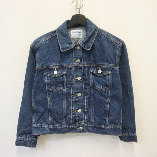 L136 2000年代製 OLDNAVY オールドネイビー デニムジャケット■00s 表記XSサイズ ブルー ジージャン アメカジ 古着 古着卸 激安拍卖