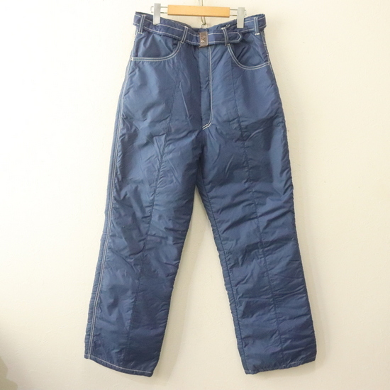 V111 80sビンテージ VARSITYSHOP スノーパンツ■1980年代製 表記サイズ32 ブルー 青 アメカジ ストリート 古着 古着卸 激安 希少 70s 60s拍卖