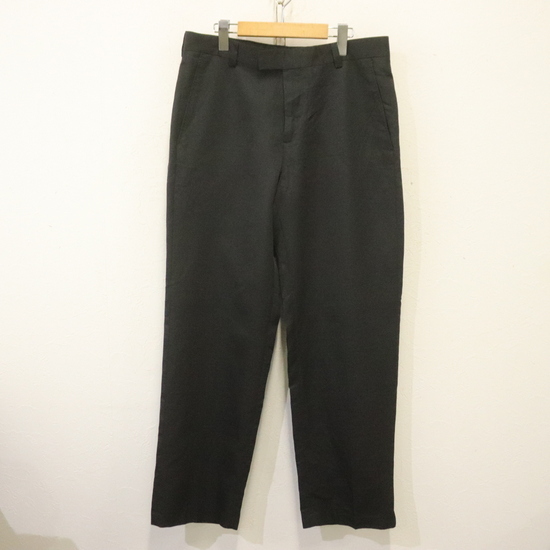 P278 2000年代製 KENNETHCOLEREACTION ポリエステル スラックスパンツ■00s 表記32インチ 黒 ブラック アメカジ ストリート 古着卸 90s 80s拍卖