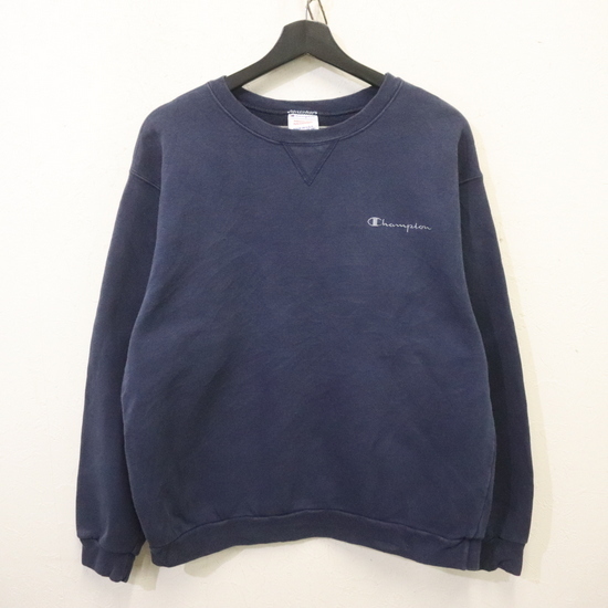 t237 90sビンテージ チャンピオン champion スウェット USA製■1990年代製 表記Mサイズ ネイビー 紺 アメカジ ストリート 古着 激安 希少拍卖