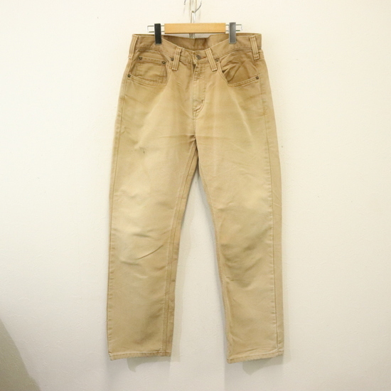 q209 2000年代製 カーハート ダックパンツ■00s 表記W32L30サイズ ブラウン 古着 アメカジ ストリート ボトム 激安 希少 ストレート 90s拍卖