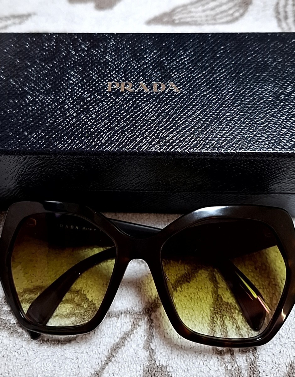 美品 使用数回 PRADA プラダ サングラス ブラウン系拍卖