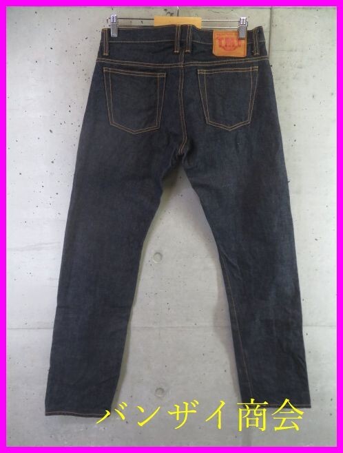 2111b24◆濃紺デニム◆84cm◆TMT ティーエムティ 赤耳セルビッチ デニムジーンズ W33/デニムパンツ/ジーパン/ジージャン/ジャケット/シャツ拍卖
