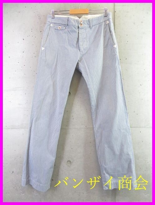 5111b25◆日本製◆84cm◆Journal Standard Homestead ジャーナルスタンダード ホームステッド ヒッコリーパンツ/ワーク/ジャケット/シャツ拍卖