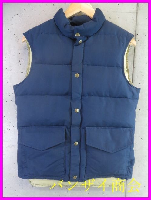 7111b1◆80s90sヴィンテージ◆USA製◆Woolrich ウールリッチ 羽毛ダウンベスト S/ダウンジャケット/コート/マウンテンパーカー/シャツ古着拍卖