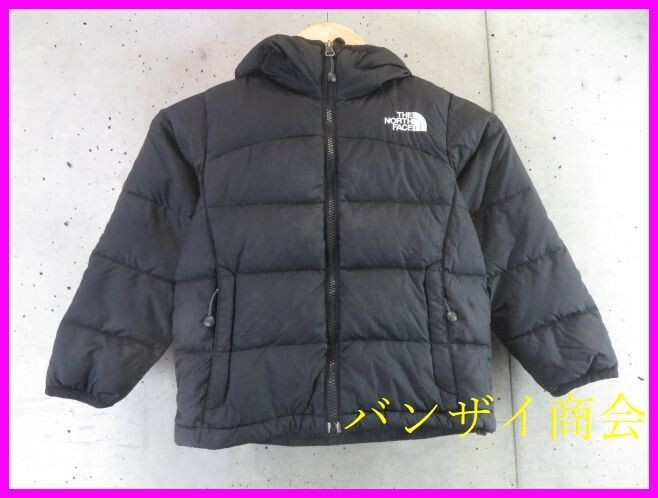 7011b19◆キッズサイズ 110cm◆THE NORTHFACE ノースフェイス ヌシ フーディダウンジャケット/パーカー/アウトドア/ベスト/子供服拍卖