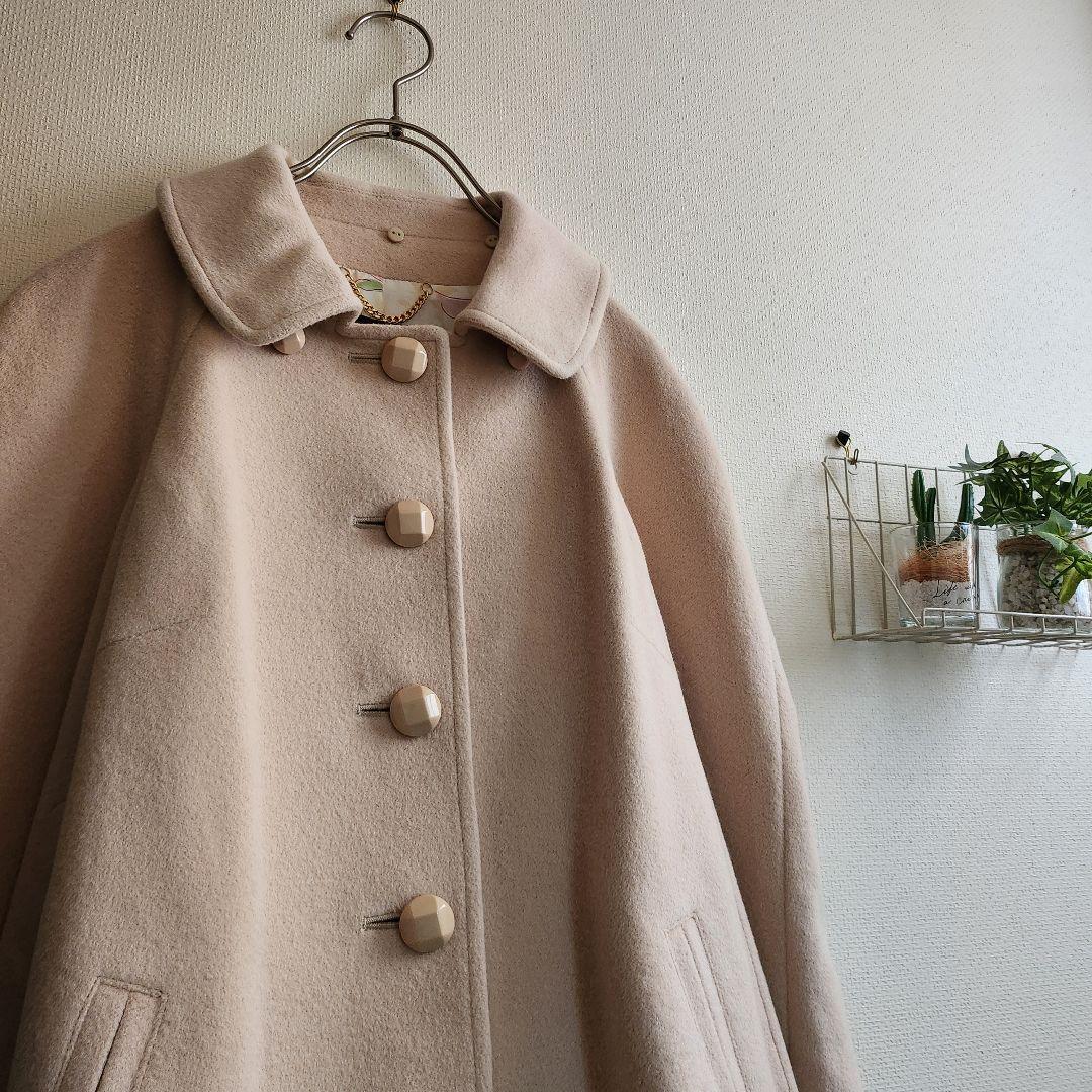 b10 良品 ジーザスディアマンテ アンゴラ混 メルトン コート 38拍卖