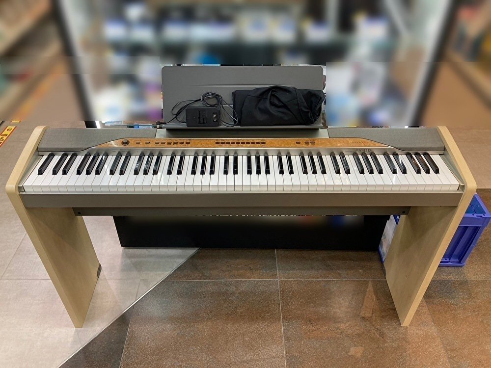 ◆【引取限定!!長野県諏訪市】CASIO カシオ 電子ピアノ PRIVIA PX-110 電源/譜面台付き 鍵盤楽器 中古◆12168★拍卖
