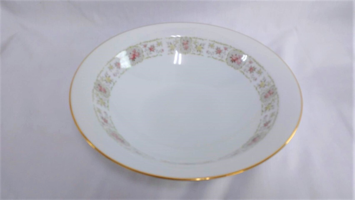 ▽ノリタケ ニットーロイヤル RC 深皿 小花 中古▽002313拍卖