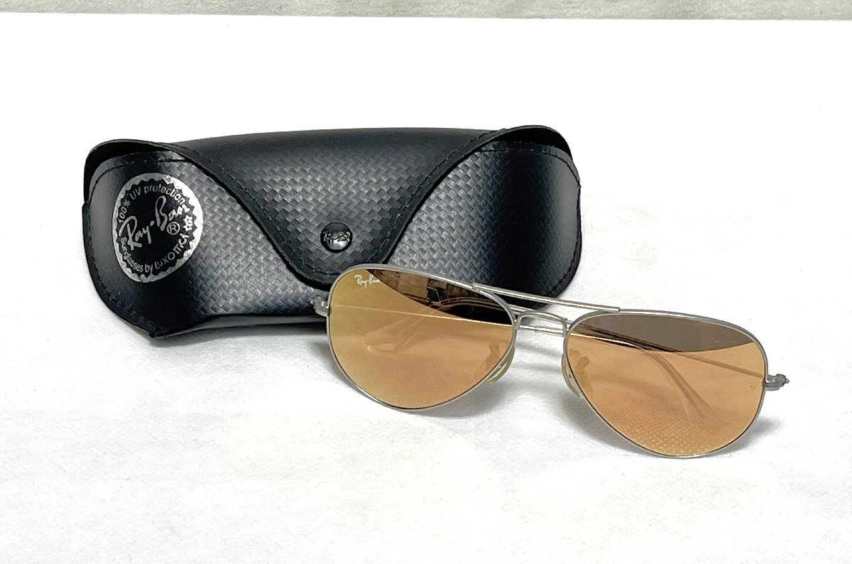 ▽Ray Ban RB3025 AVIATOR LARGE METAL 019/Z2 58□14 2N サングラス 中古▽013655拍卖