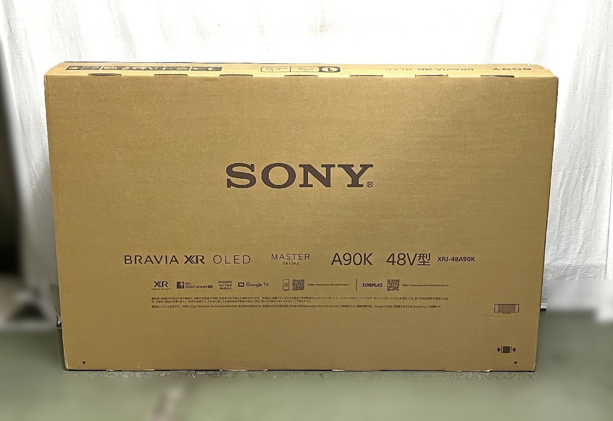 ▽SONY BRAVIA XR OLED MASTER A90K 48V型 XRJ-48A90K 4K有機ELテレビ 未使用▽013461拍卖