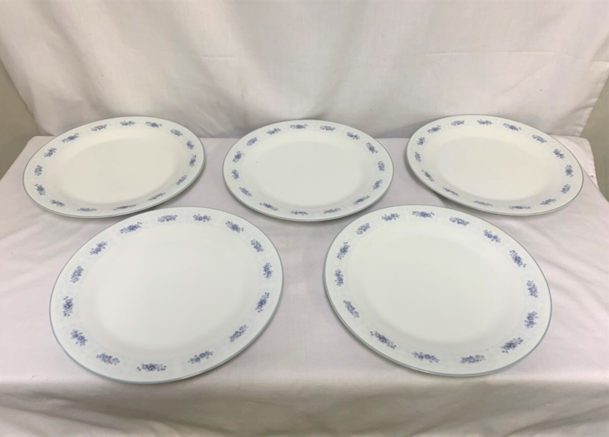 ▽Noritake ノリタケ Nittoroyal ニット―ロイヤル RC 花柄 大皿 27cm 5枚セット Y620P/9/43 中古▽003791拍卖