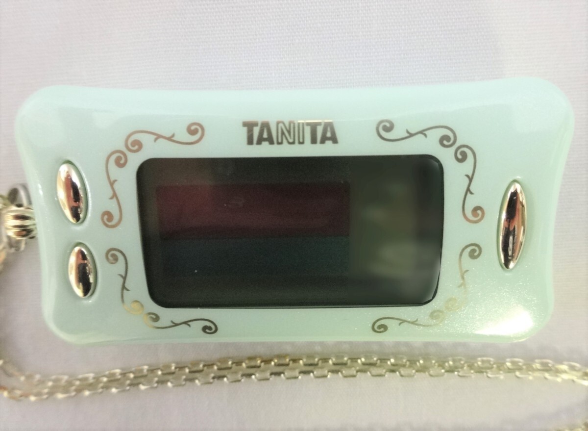 ▽タニタ カロリズム 活動量計 AM-131 パールミント 女性用 CALORISM ダイエットサポート機能搭載 中古▽002366拍卖