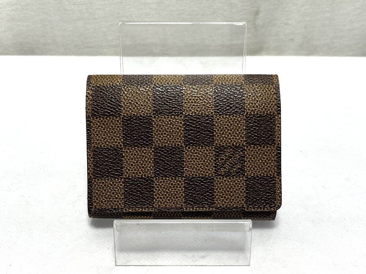 ▽LOUIS VUITTON ルイ・ヴィトン ダミエ アンヴェロップ・カルト ドゥ ヴィジット N62920 カードケース・名刺入れ 中古▽012970拍卖