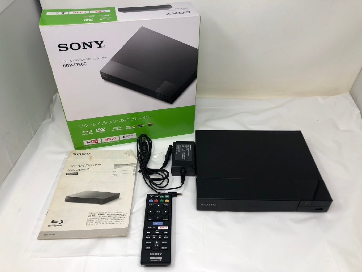 ◆SONY ソニー Blu-rayDisc ブルーレイディスク/DVDプレーヤー BDP-S1500 2019年製 中古◆17711拍卖