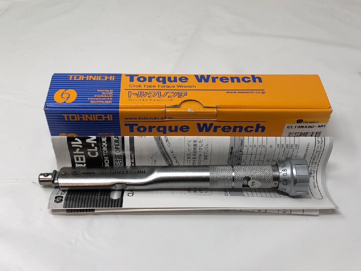 ◆東日製作所 TOHNICHI プリセット型トルクレンチ CL10NX8D-MH 動作不明 現状品◆16184拍卖