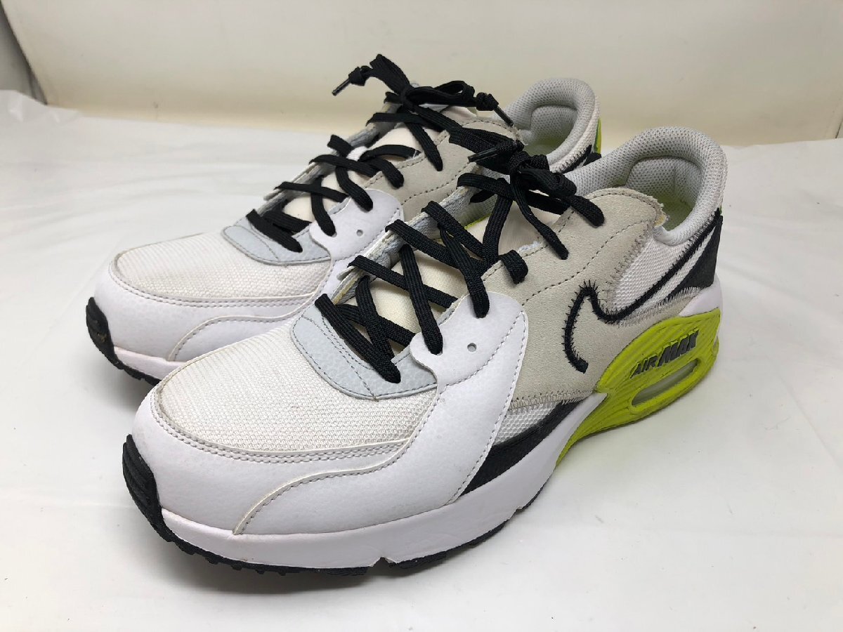 ◆NIKE ナイキ スニーカー エアマックス エクシホワイト DZ0795-101 28.5㎝ 白系 中古◆16989★拍卖