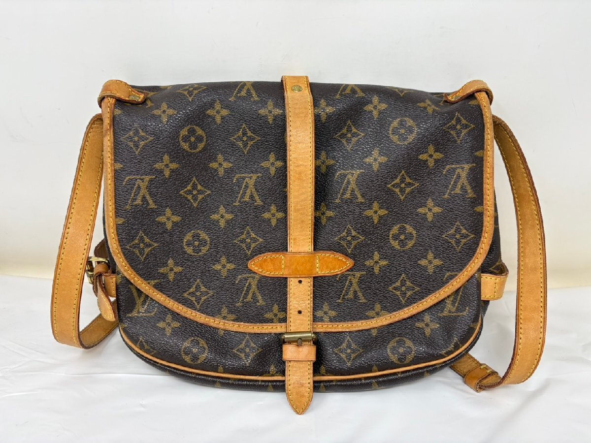 ◆LOUISVUITTON ルイヴィトン ソミュール30 M42256 モノグラム ショルダーバッグ 中古◆18712★拍卖
