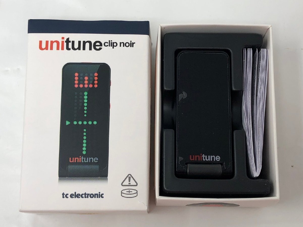 ◆tc electronic unitune clip noir クリップチューナー 音響機器 本体のみ 中古 現状品◆19078拍卖