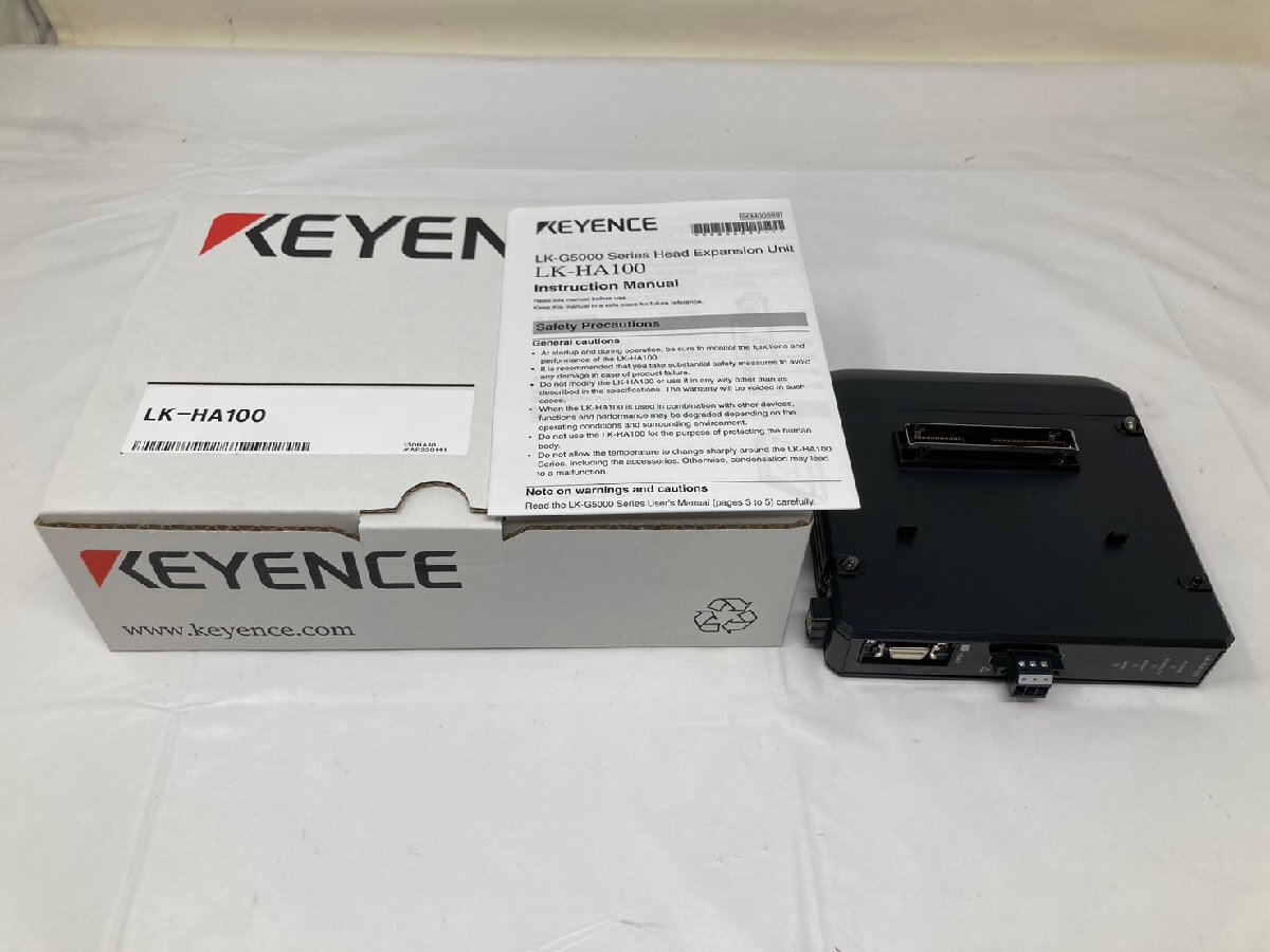 ◆未使用 保管品 KEYENCE キーエンス ヘッド増設ユニット LK-HA100 箱付き 現状◆16526★拍卖