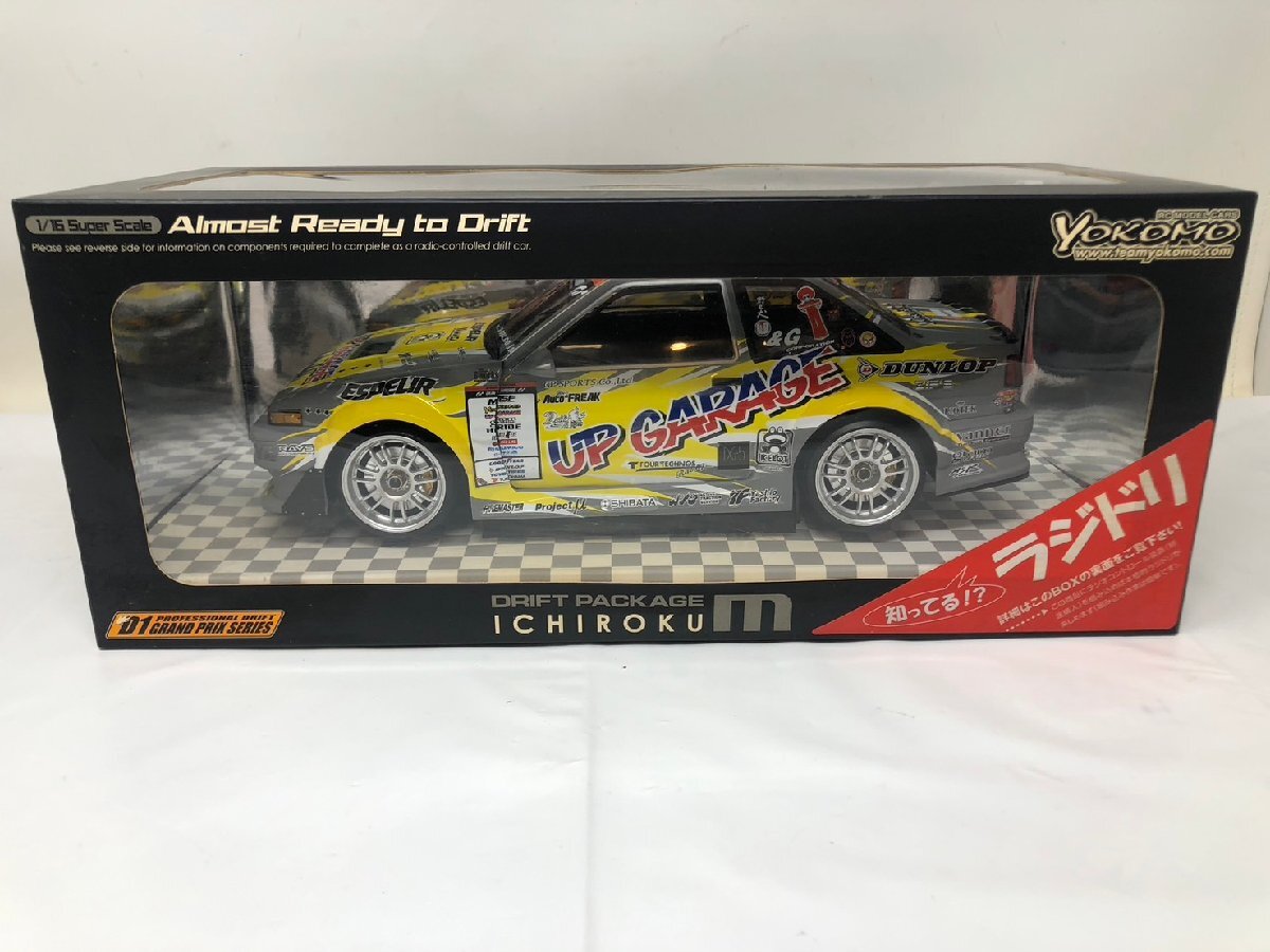 ◆未開封 ヨコモ UP GARAGE DUNLOP AE86 1/16 Super Scale ICHIROKU M No.DPM-AE86 箱付き 現状 ジャンク扱い◆17332拍卖