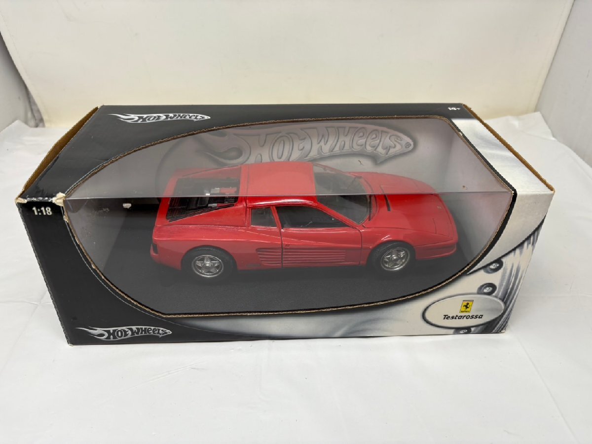 ◆HotWheels ホットウィール 模型 フェラーリ ミニカー 赤 1/18スケール 中古現状◆17500★拍卖