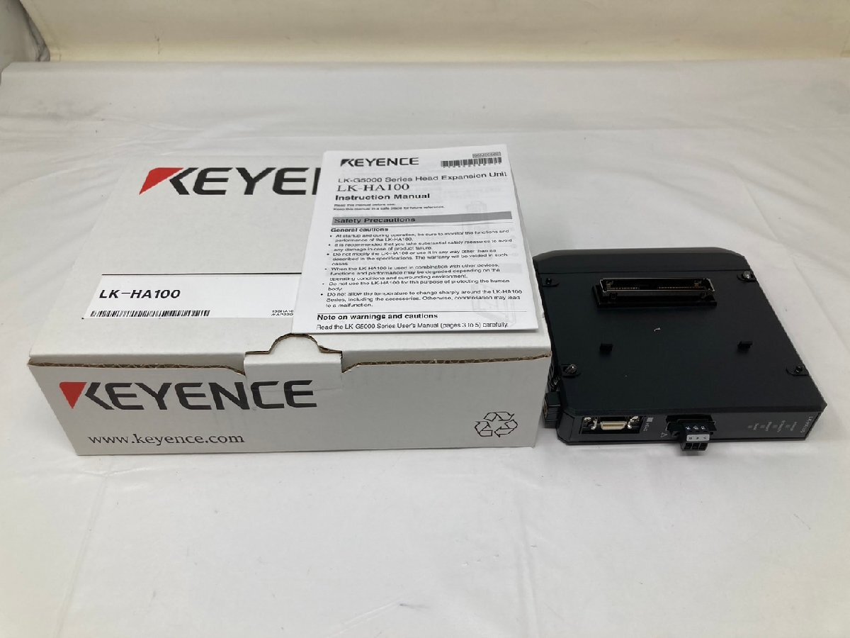 ◆未使用 保管品 KEYENCE キーエンス ヘッド増設ユニット LK-HA100 箱付き 現状◆16531★拍卖